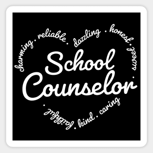 School counselor heart / school counselor gift idea Sticker